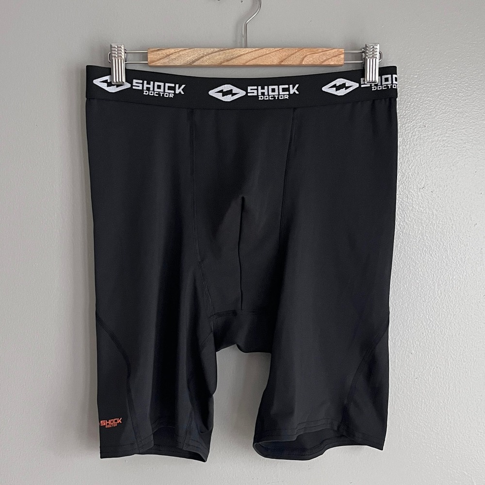 Shock Doctor Mens SD220 Core Compression‎ Shorts Black Athletic XXL *No Cup